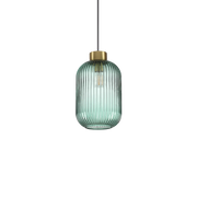 Mint Pendant Light, Various Styles - Green/Smokey Grey Finish