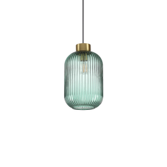 Mint Pendant Light, Various Styles - Green/Smokey Grey Finish