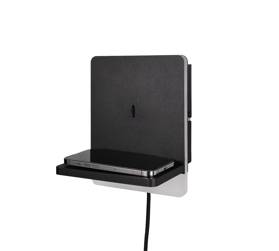 Fairfield Wireless & USB Charger Light - Matt Black