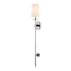 Amherst 1Lt Wall Sconce - Brass/Nickel