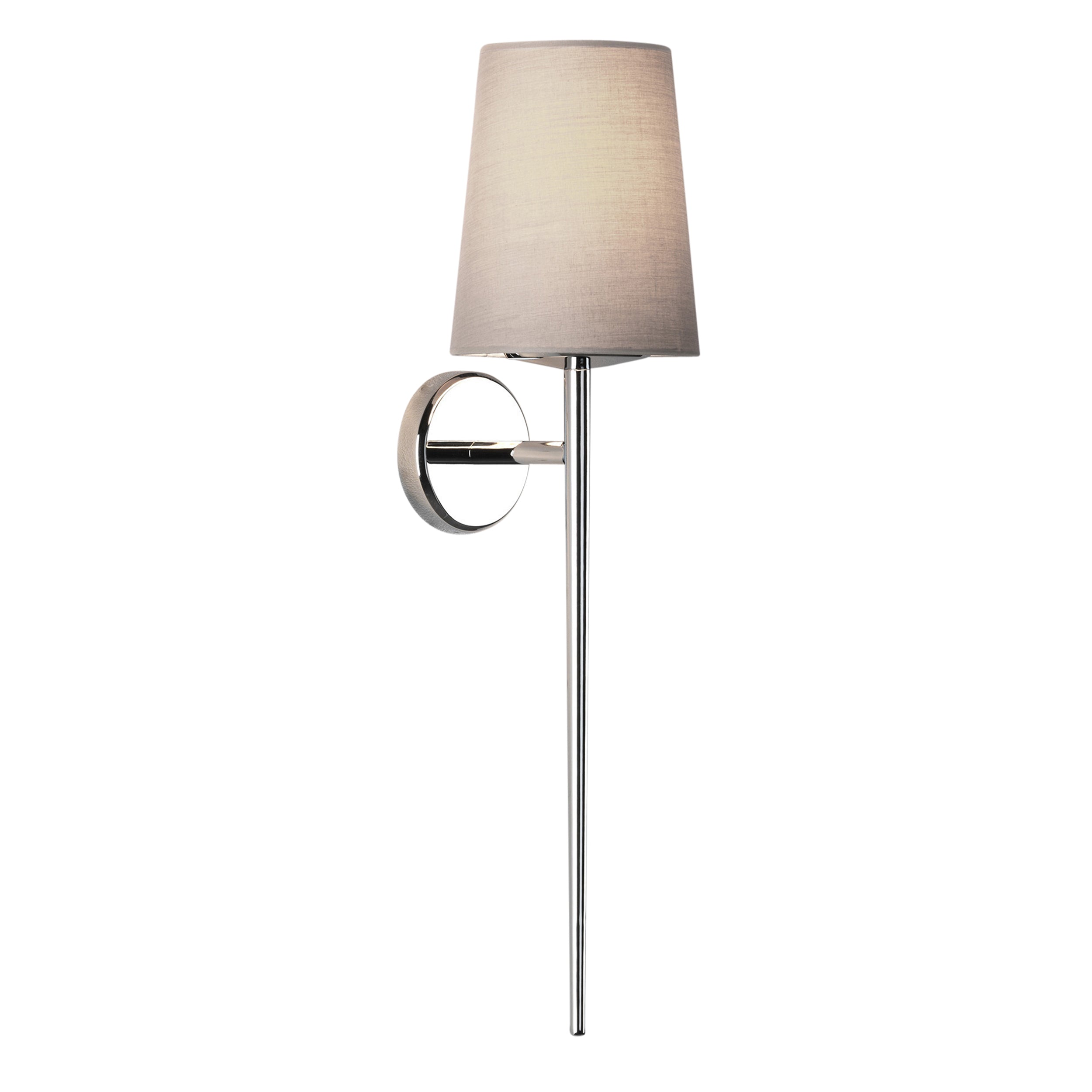 Beauville Bathroom Wall Light- Polished Chrome/ Bronze