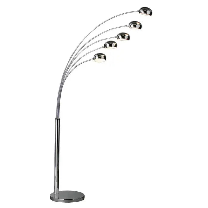 Supreme 5 Arced Lights Floor Lamp - Various Colours Available