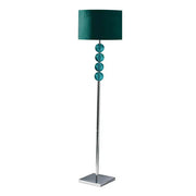 Maestro Floor Lamp with Suede Effect Shade - Various Colours Available