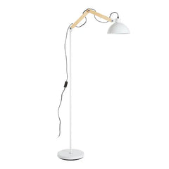 Blaine Wood & Metal Floor Lamp - Various Colours Available