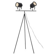 Swedish Two Spotlight Matte Black Tripod