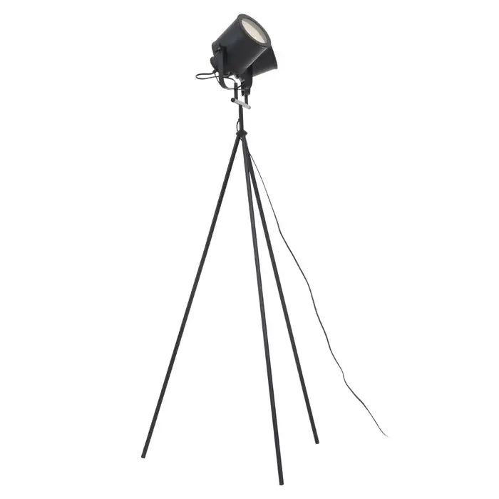 Swedish Two Spotlight Matte Black Tripod
