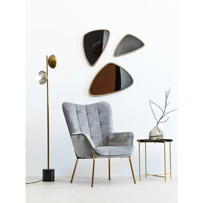Mirrored Majesty Floor Lamp