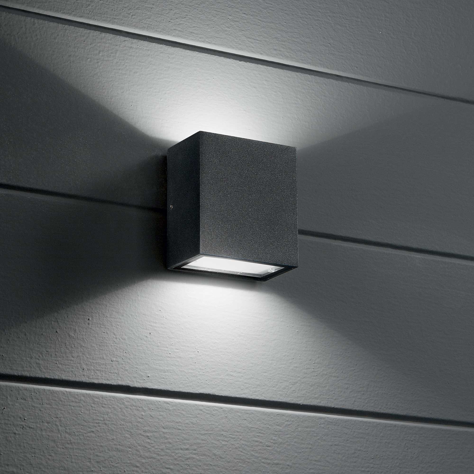 Argo Up/Down Wall Light- Anthracite/White Finish