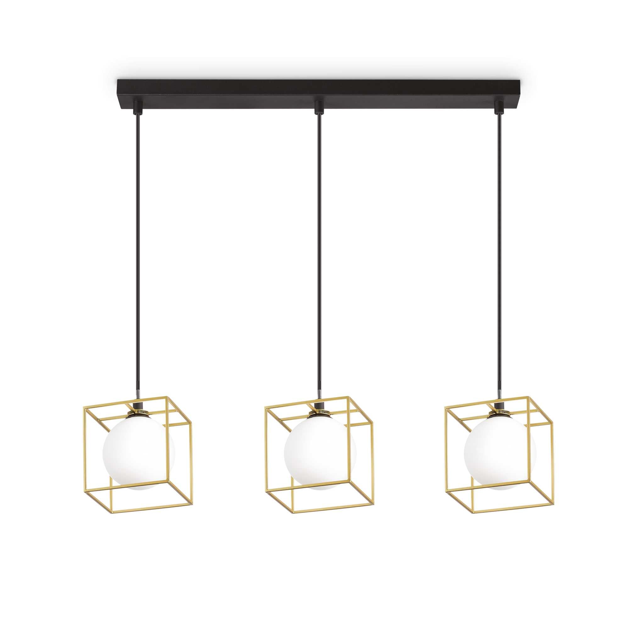 Lingotto Kitchen Table/Island - Brass Finish - Cusack Lighting