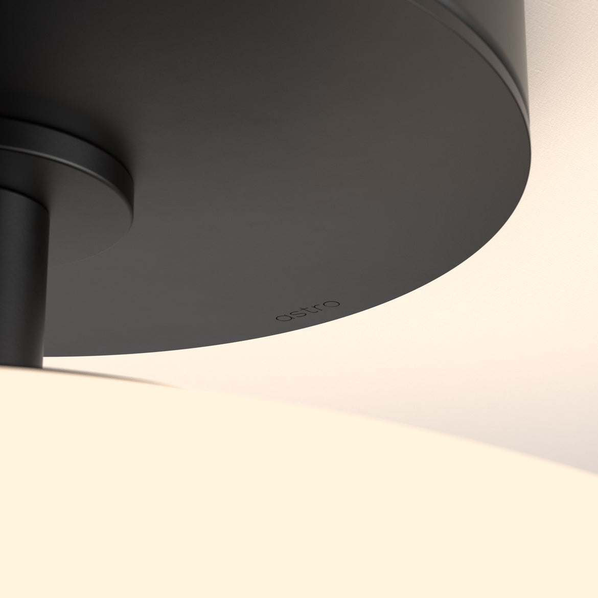 Zeppo Ceiling Matt Black/Polished Chrome