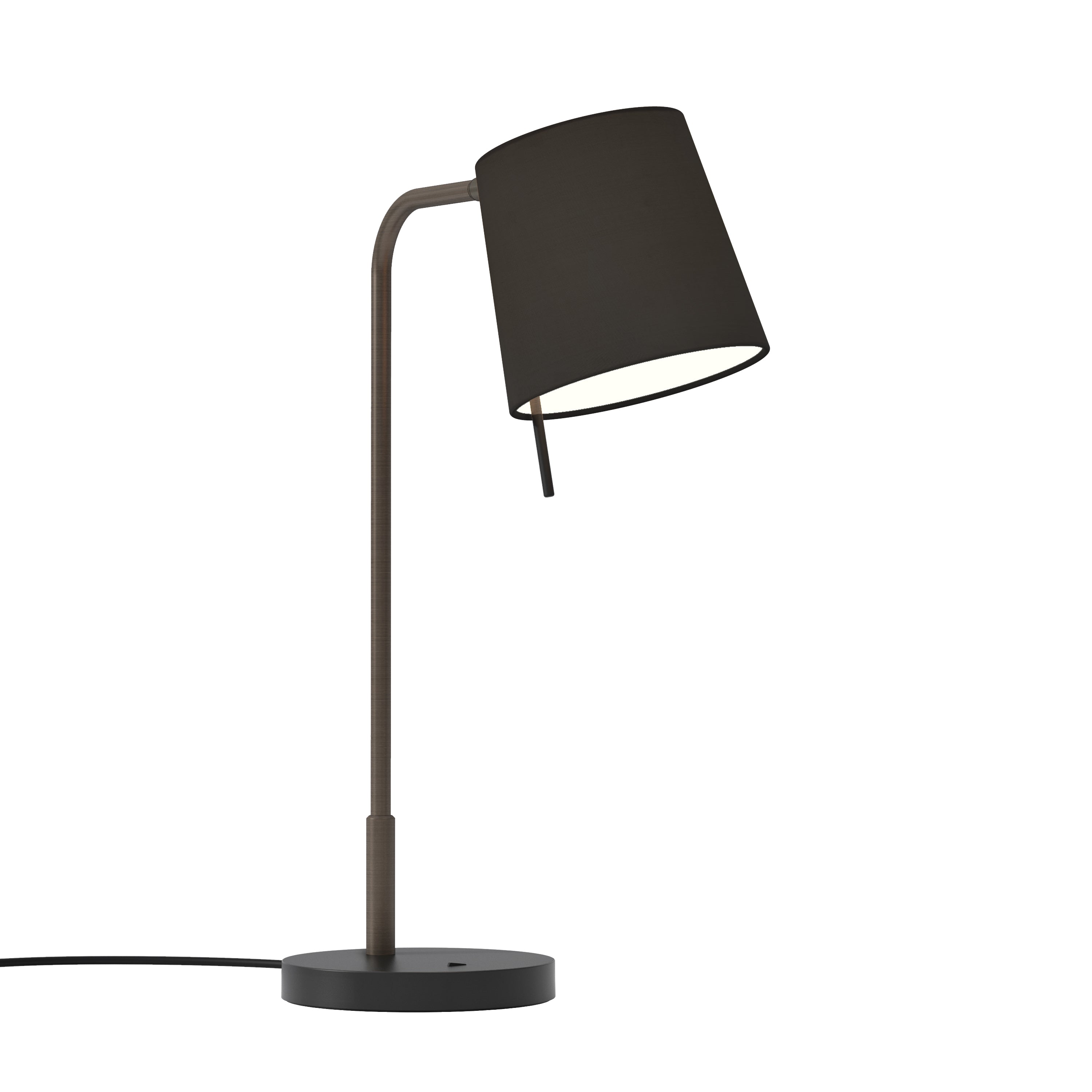 Mitsu Table Lamp- Matt Nickel/ Bronze