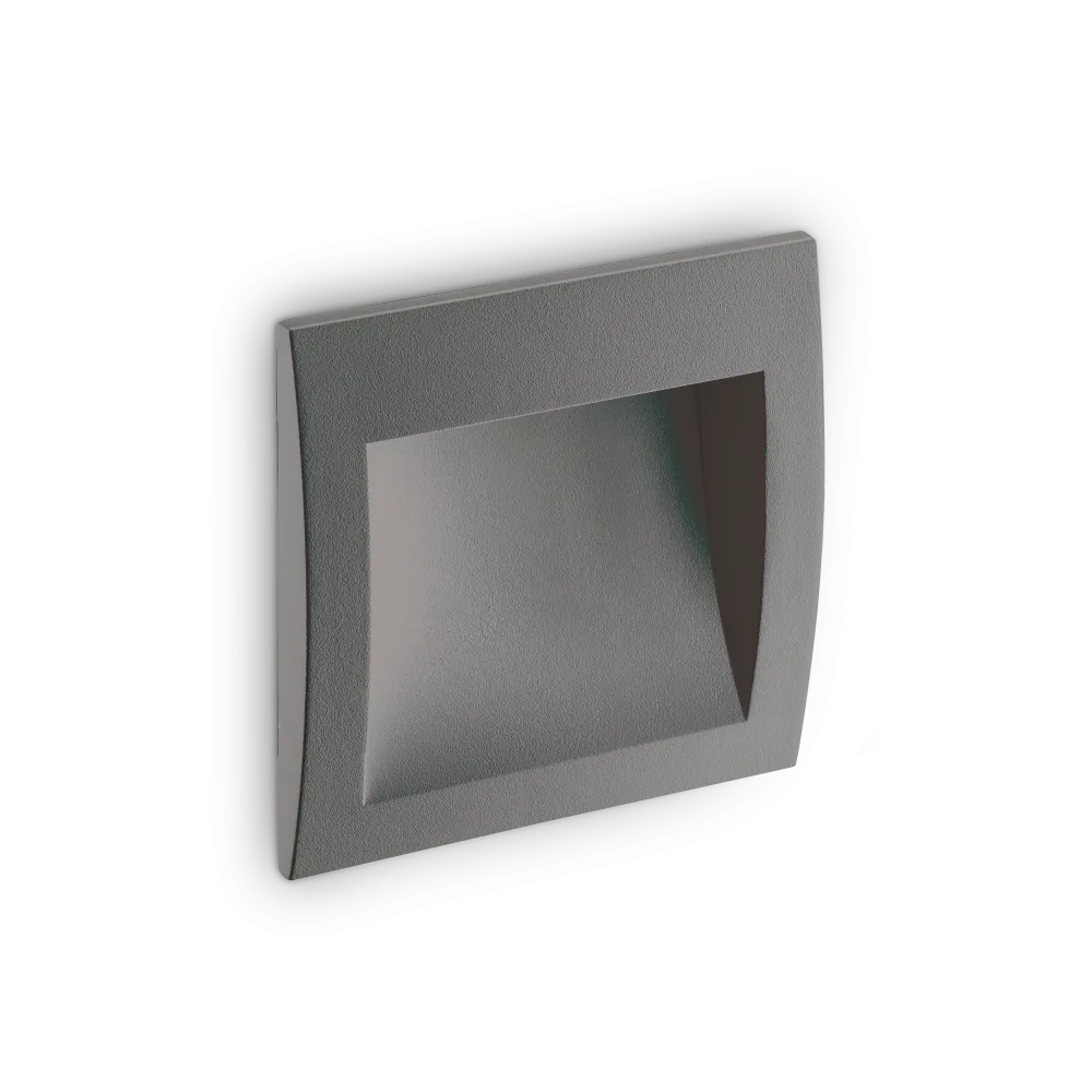 Wire Recessed Wall Lights- Anthracite/ White