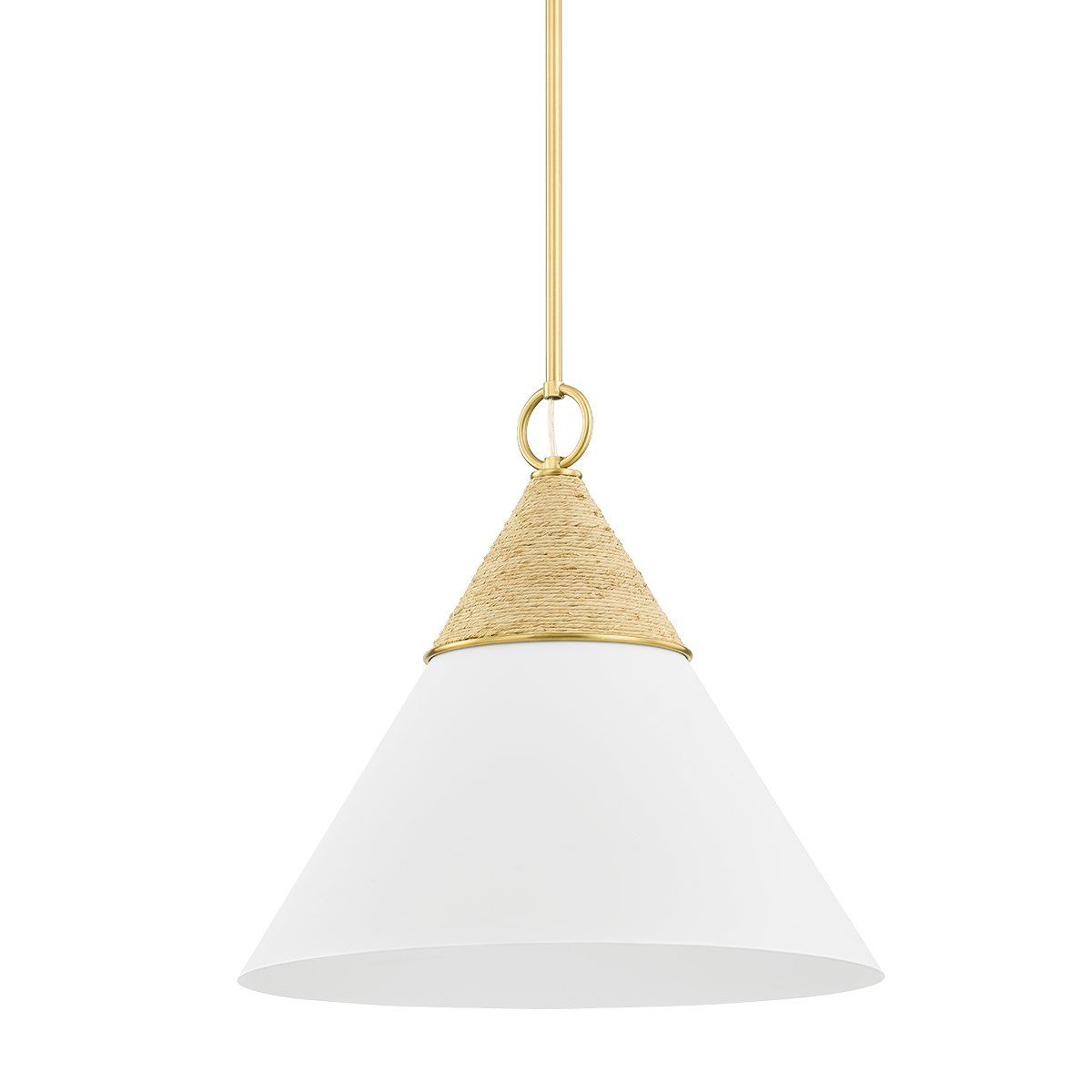 Mica 1Lt Pendant - Brass