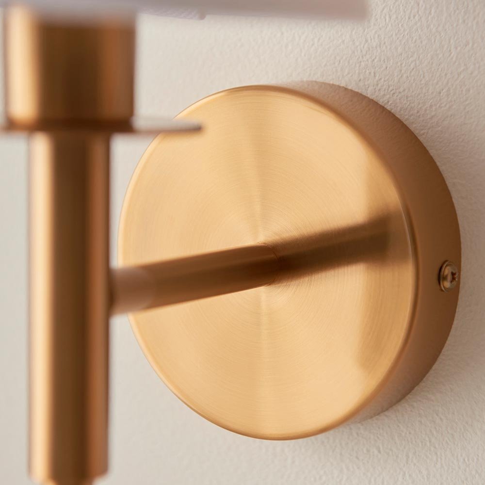 Envy Wall Light - Vintage Brass with White Shade
