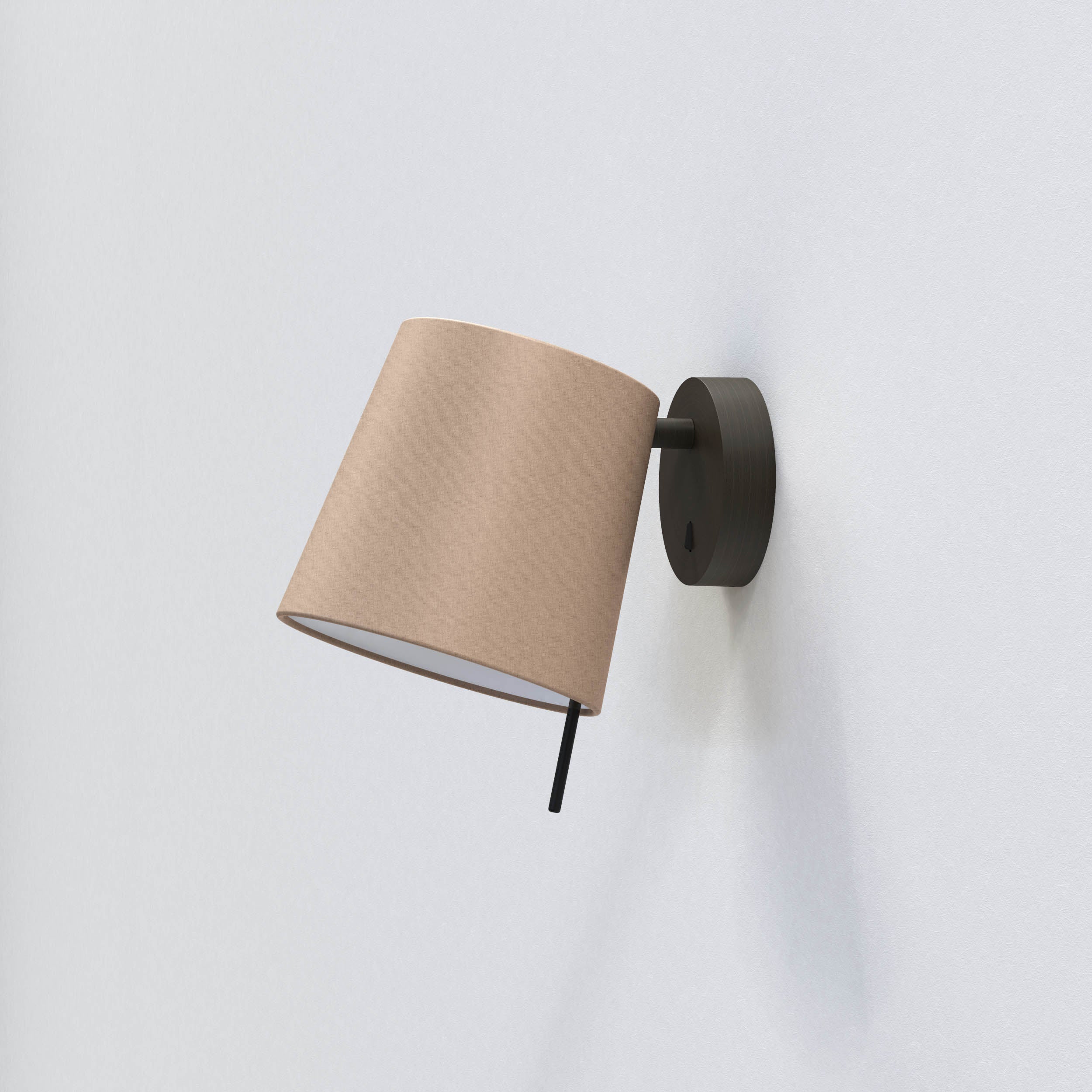 Mitsu Wall Light- Matt Nickel/ Bronze