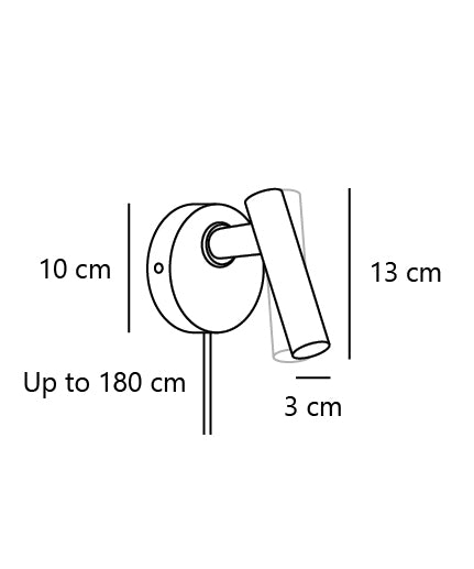 Makoto Wall Light- Satin Chrome