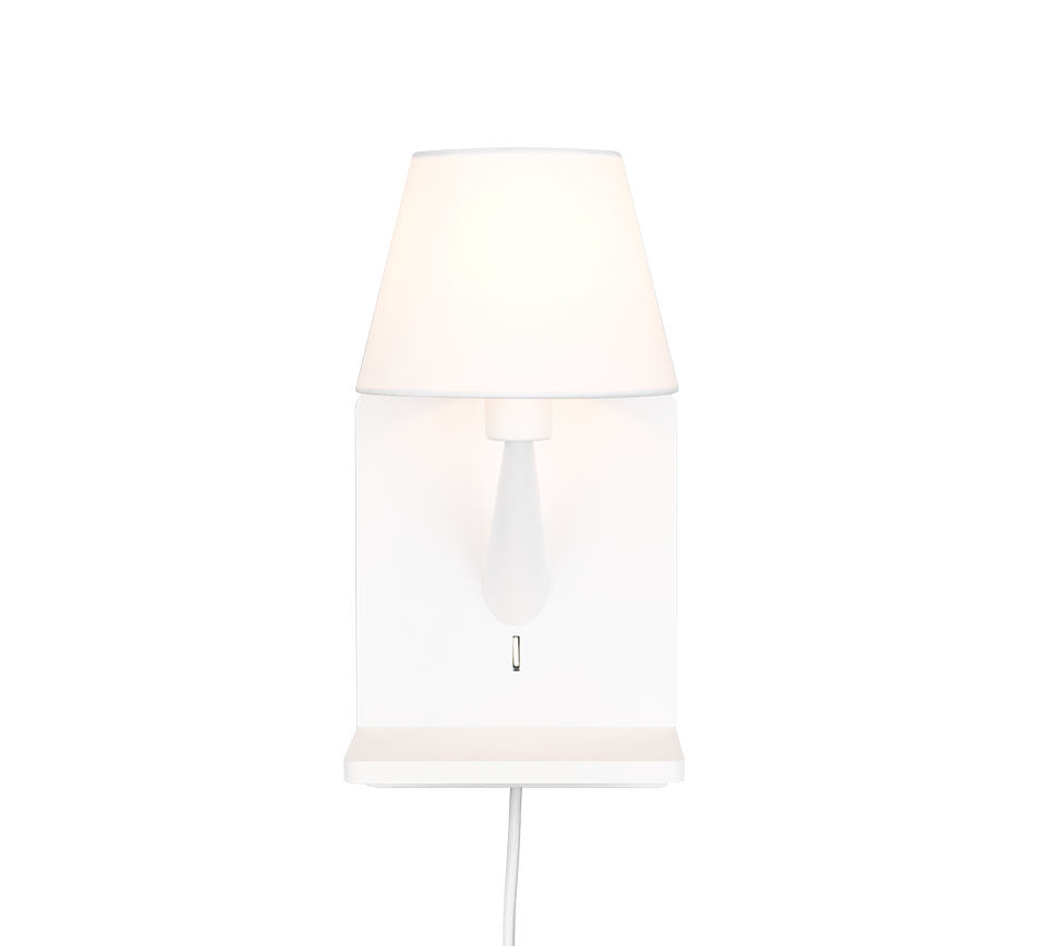 Comfort 1Lt Reading Light - Black/White