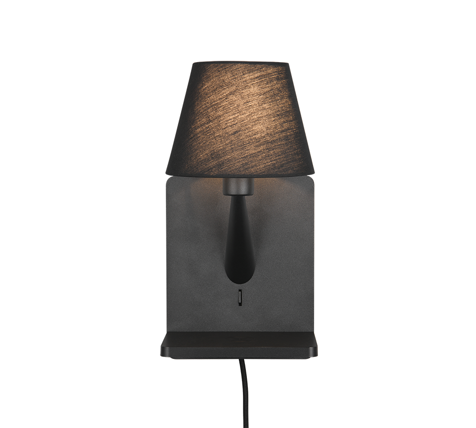 Comfort 1Lt Reading Light - Black/White