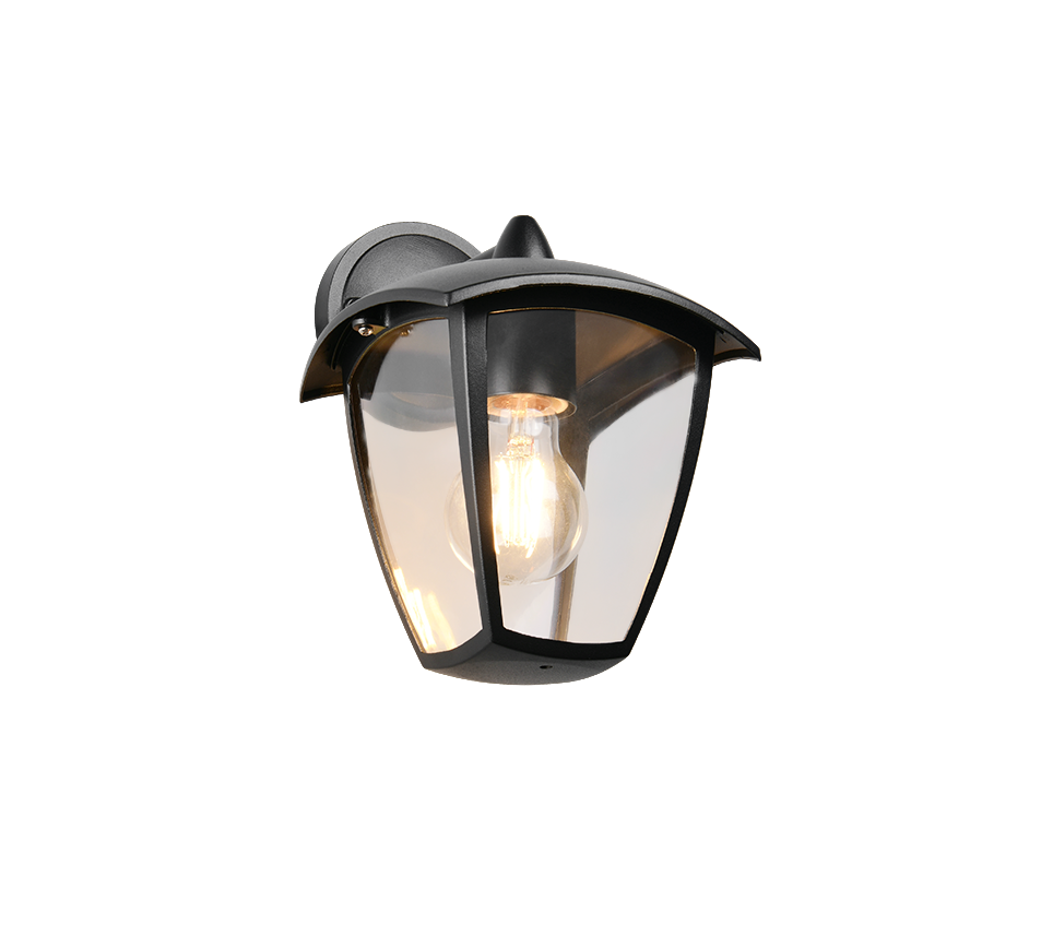 Venta Wall Light- White/ Black Finish