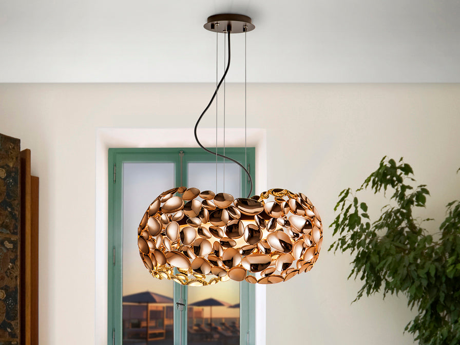 Narisa 5lt Ceiling Light- Rose Gold/ Chrome/ White Finishes