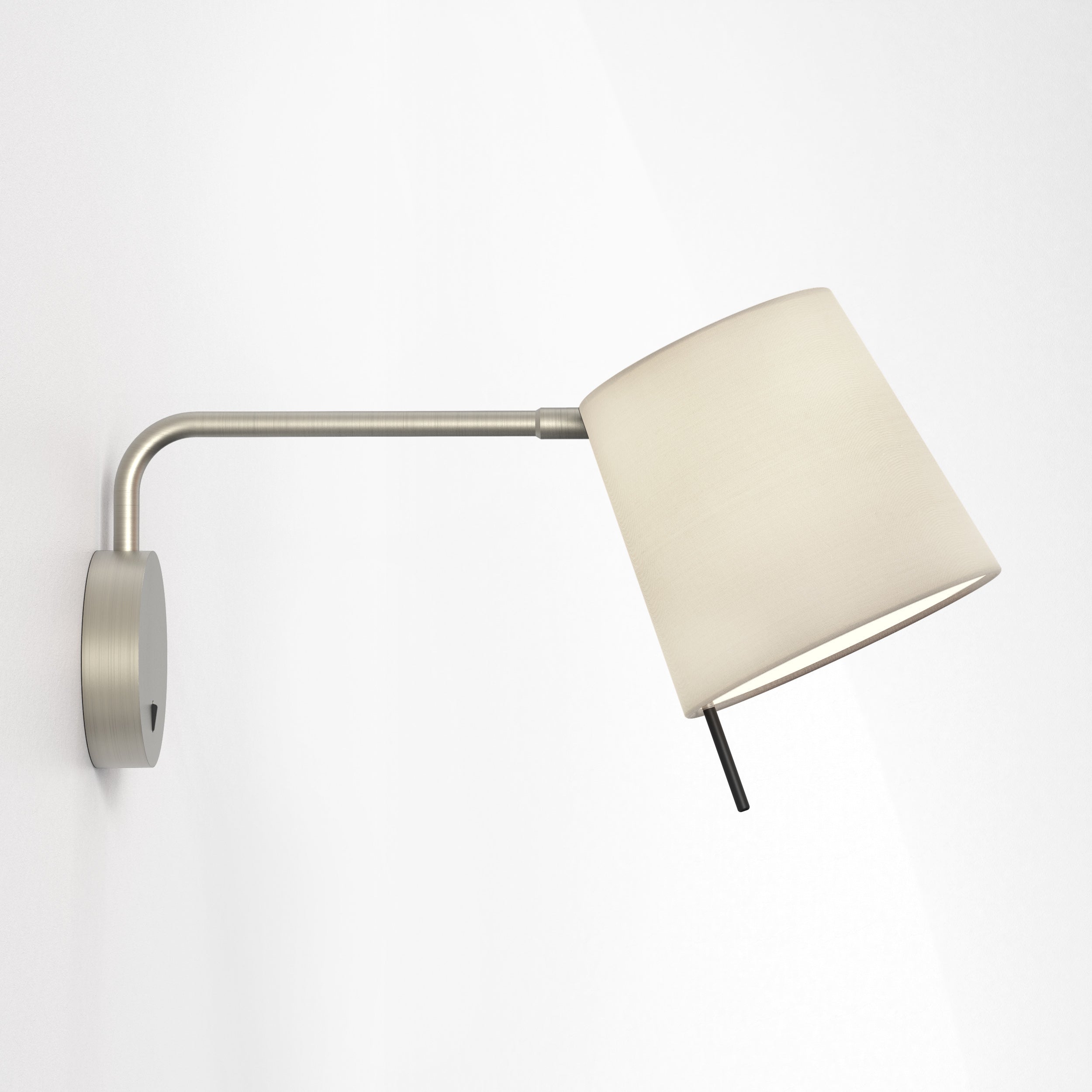 Mitsu Swing Arm Wall Light- Matt Nickel/Bronze