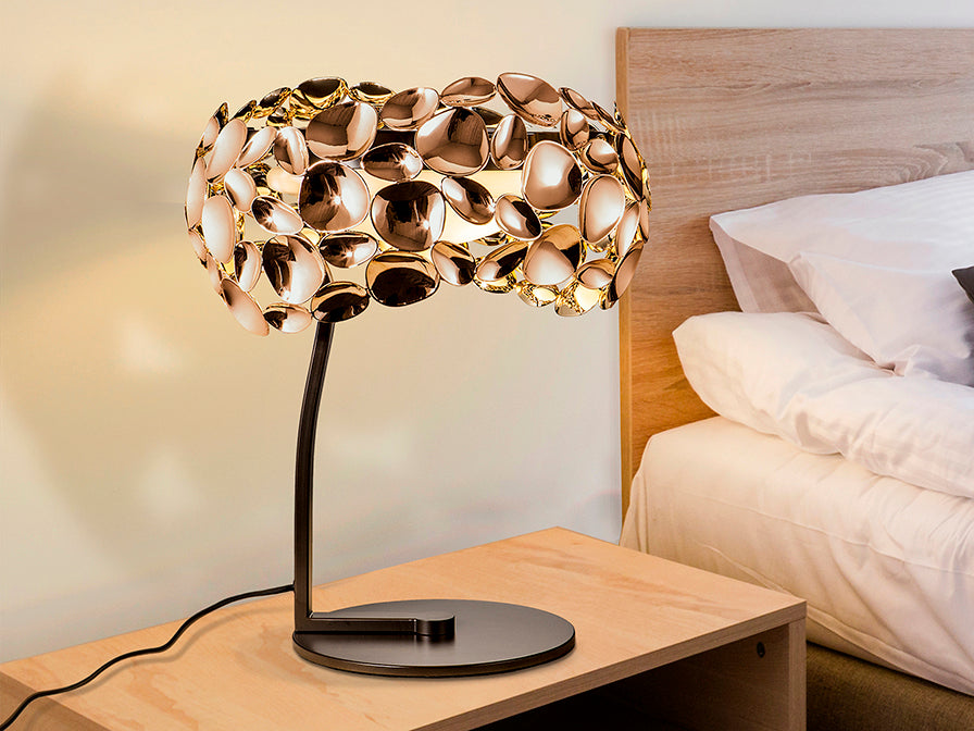 Narisa Table Lamp- Rose Gold Finish