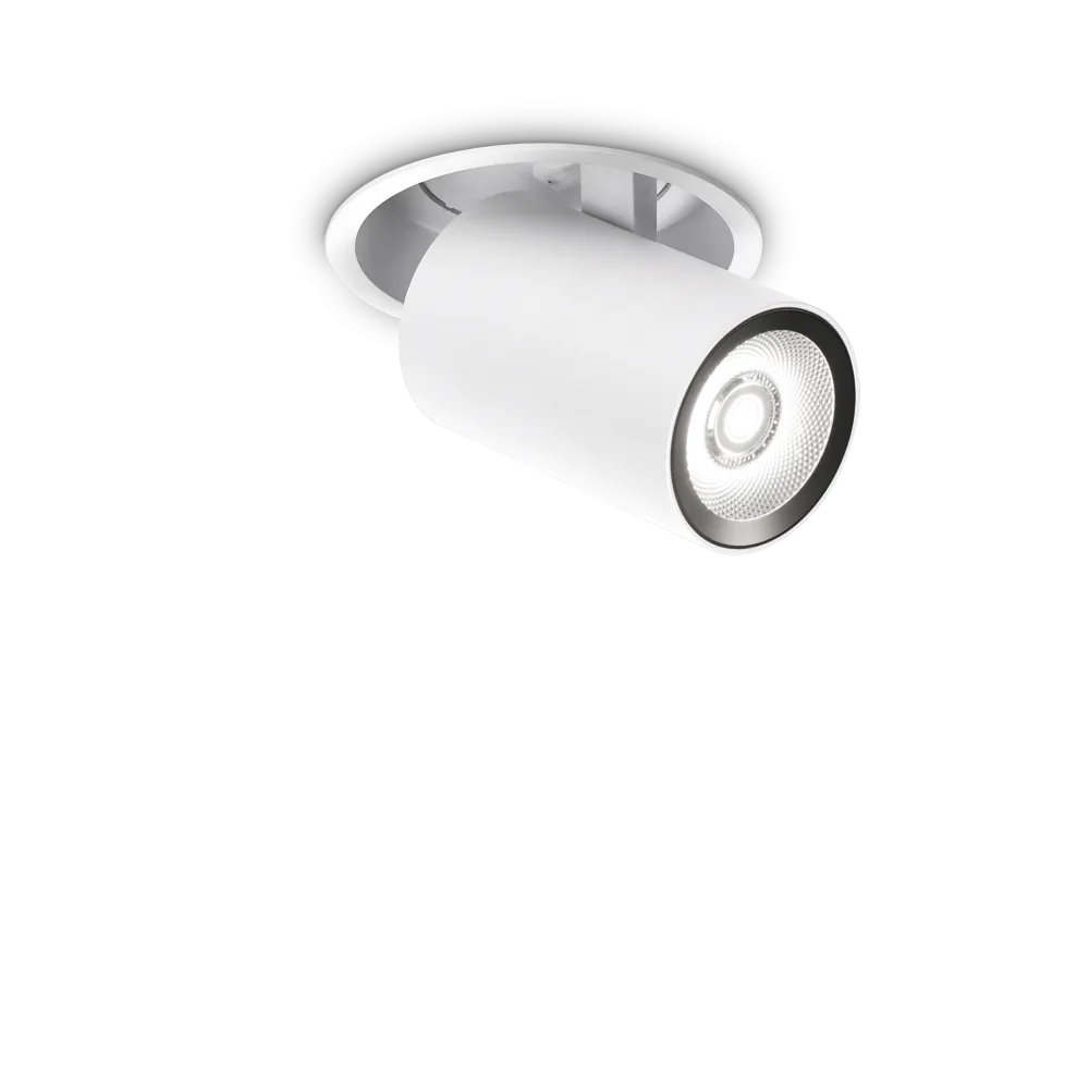 Nova 6W/12W LED Recessed Lights-Black/ White Finish