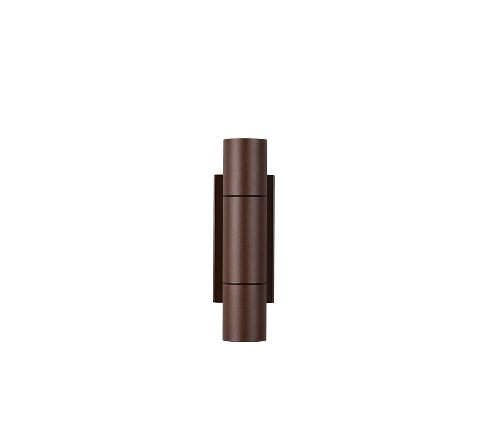 Yamuna Up/ Down Outdoor Wall Light- Rusty/ White/ Anthracite Finish
