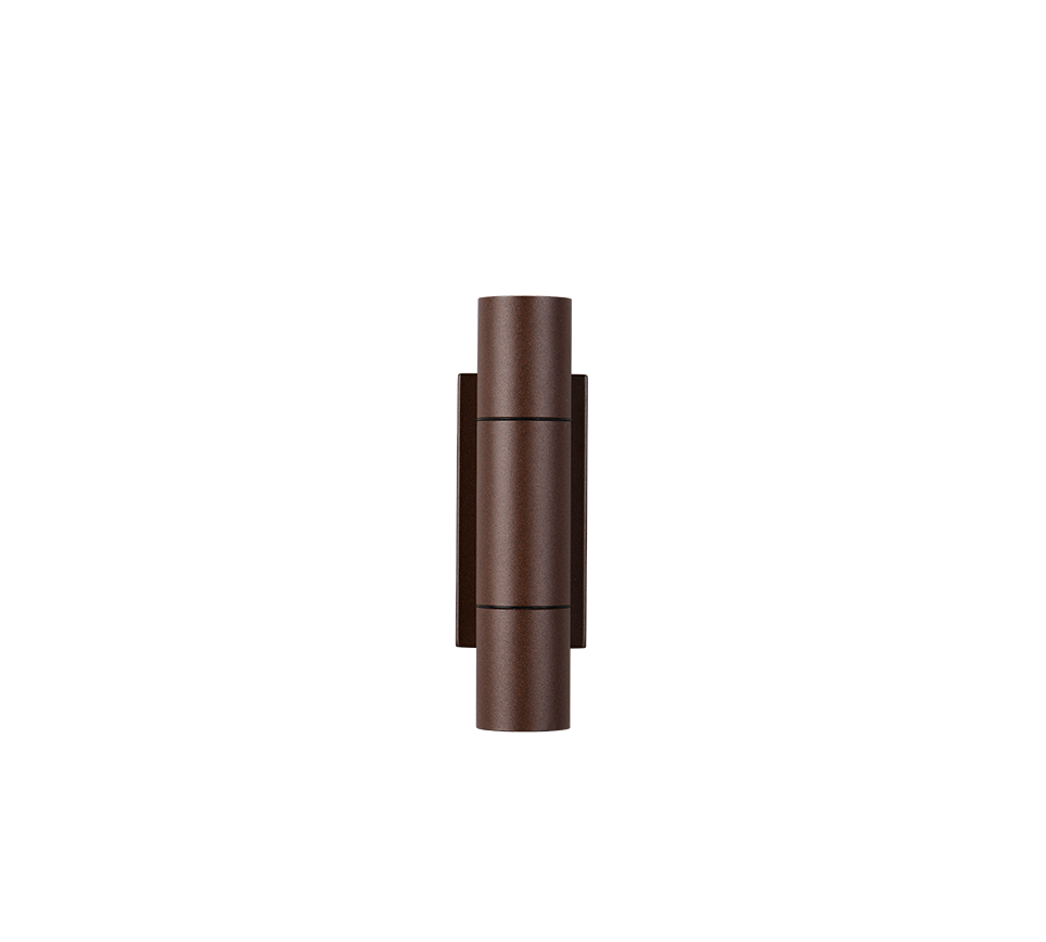 Yamuna Up/ Down Outdoor Wall Light- Rusty/ White/ Anthracite Finish