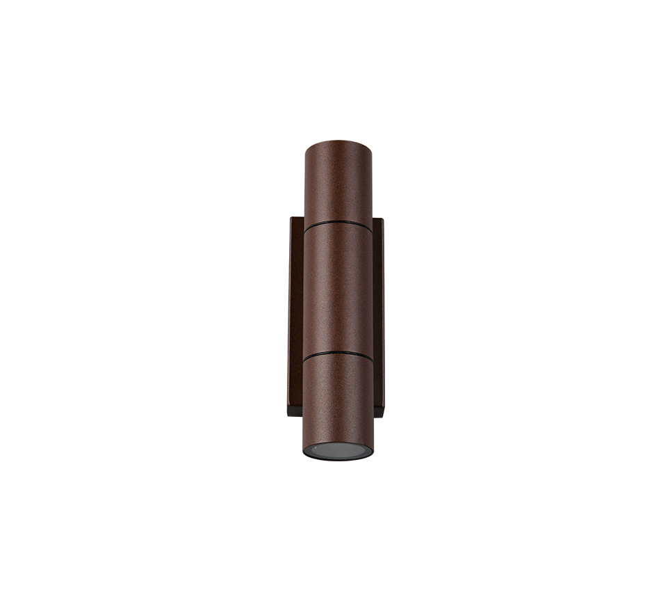 Yamuna Up/ Down Outdoor Wall Light- Rusty/ White/ Anthracite Finish