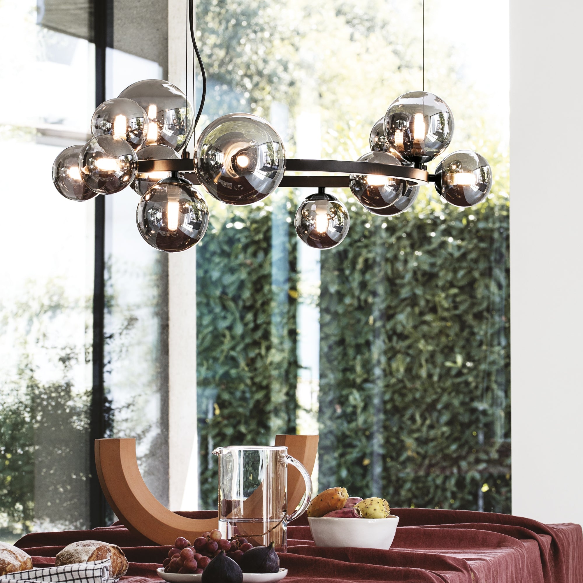Perlage SP30 Centre Ceiling Light  - Brass/Black Finish