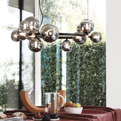Perlage SP30 Centre Ceiling Light  - Brass/Black Finish