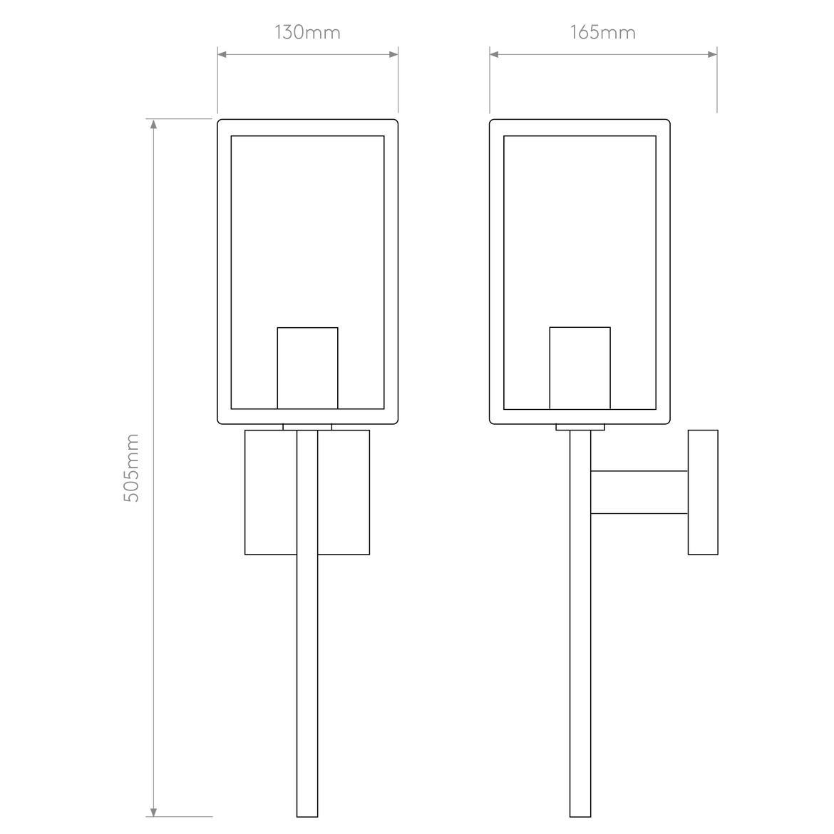 Coach 130 Outdoor Wall Light IP44