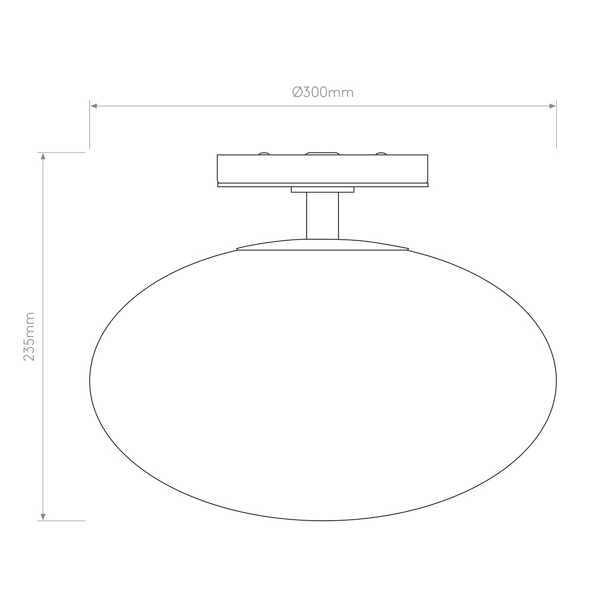 Zeppo Ceiling Matt Black/Polished Chrome