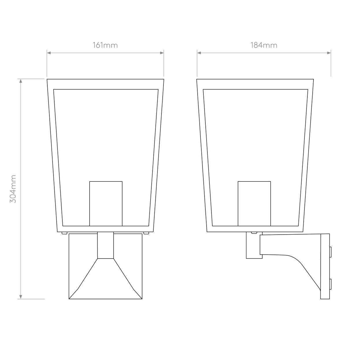 Farringdon Outdoor Wall Light IP44