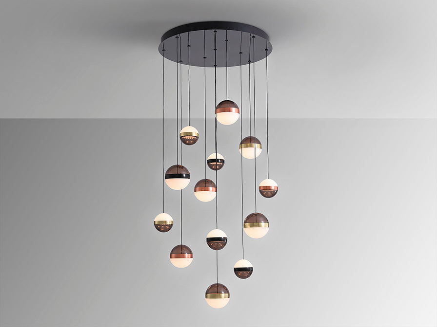Orbes - Lamp 5/13L  Black/Copper/Brass Ip20 Integrated Led Dimmable