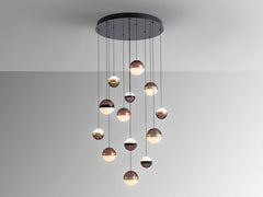 Orbes - Lamp 5/13L  Black/Copper/Brass Ip20 Integrated Led Dimmable