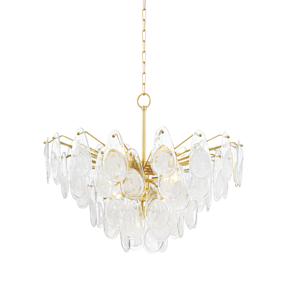 Darcia 5/7/15Lt Chandelier - Aged Brass