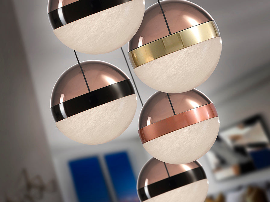 Orbes - Lamp 5/13L  Black/Copper/Brass Ip20 Integrated Led Dimmable