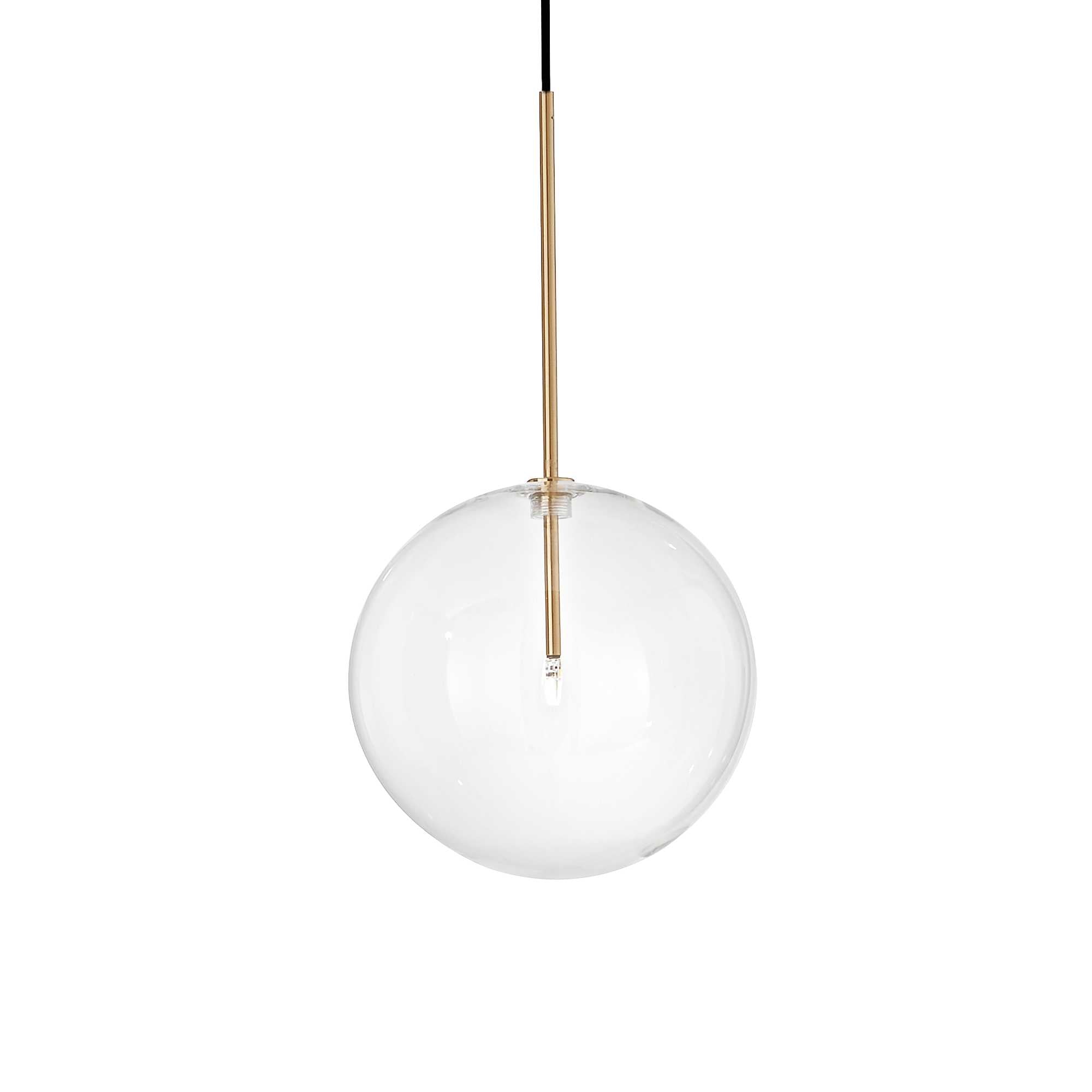 Equinoxe 1Lt Chrome/Brass Single Pendant - Various Sizes
