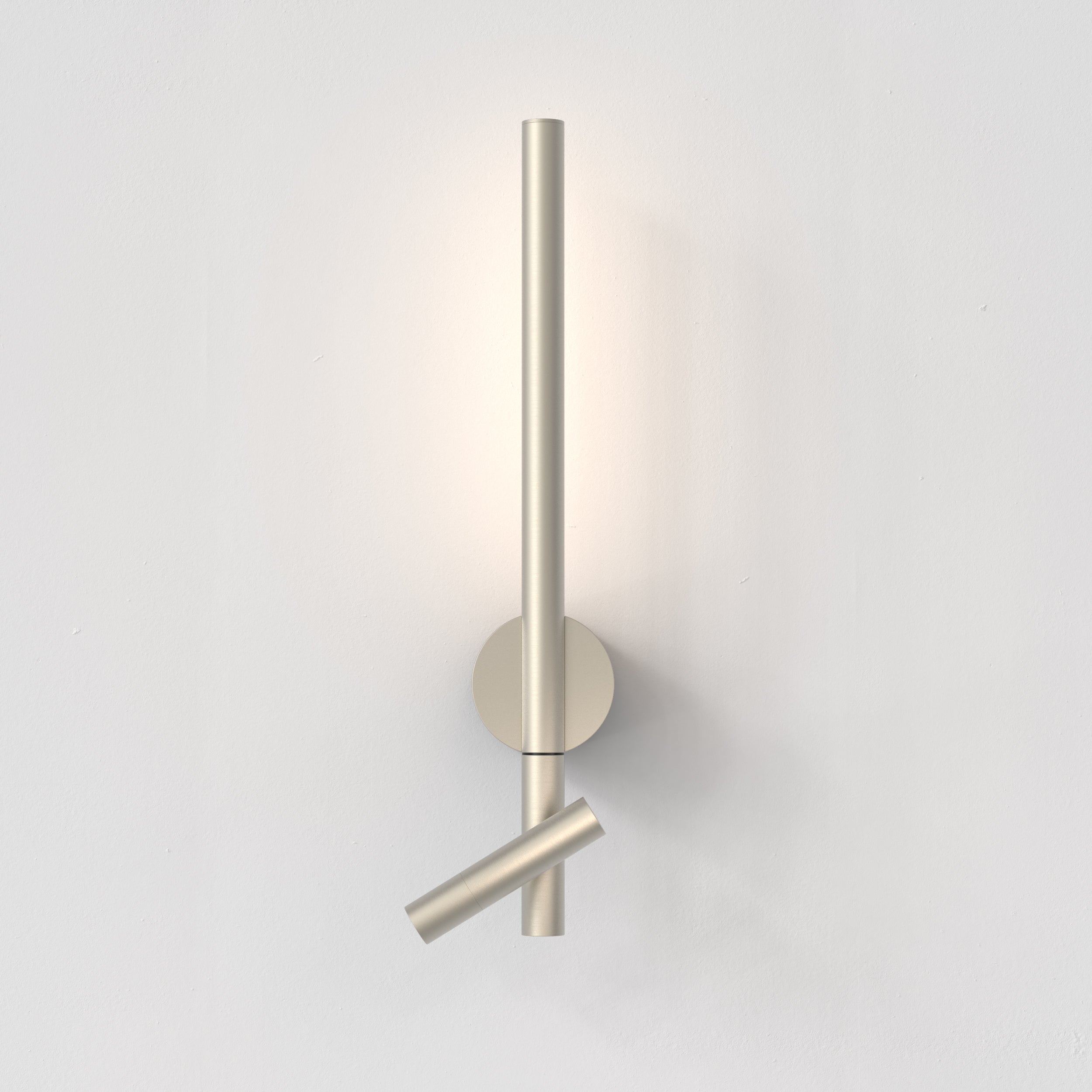 Baton Indoor Reader LED- Matt Black/ Matt Nickel