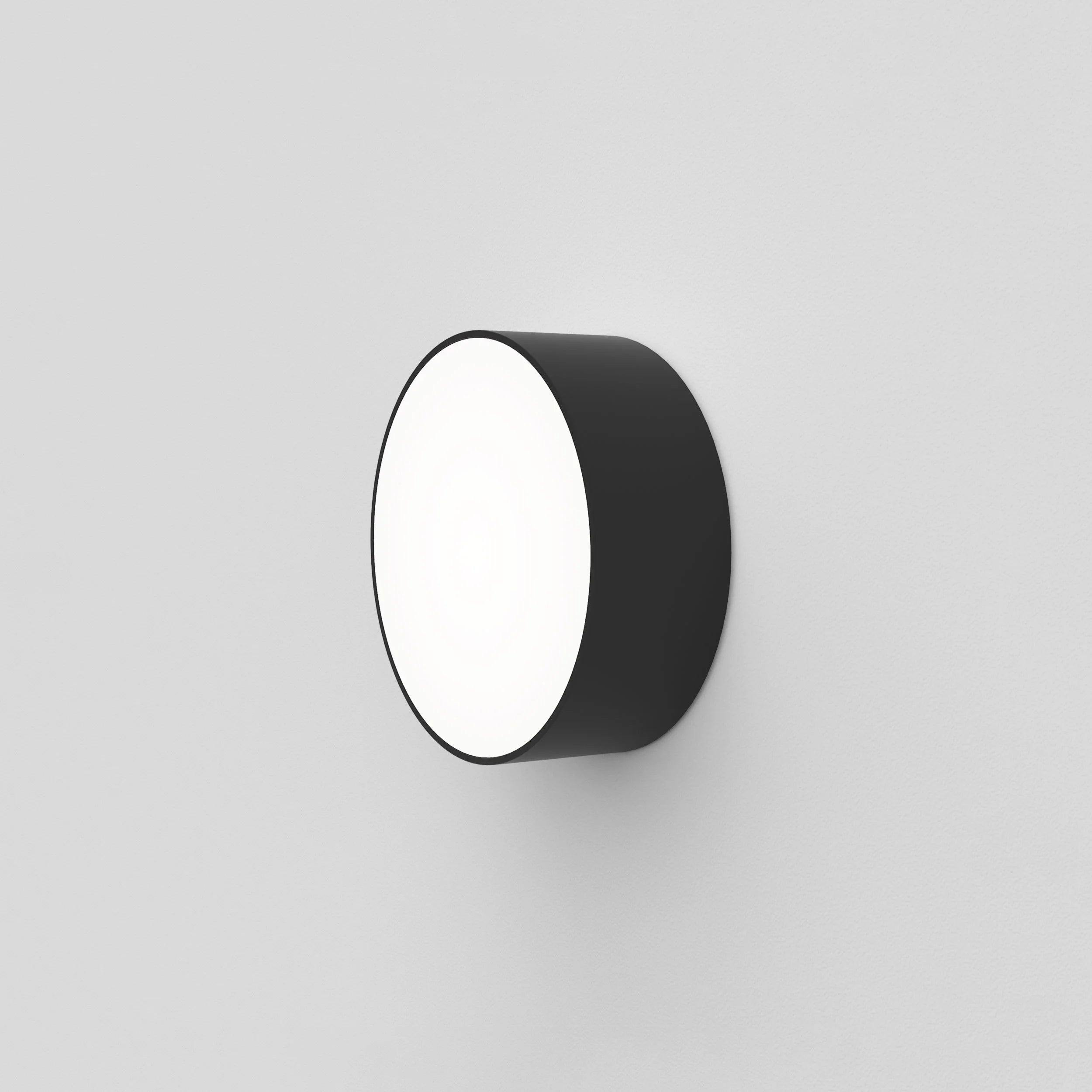 Kea Round Textured Black Wall Light Promotional Offer