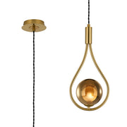 Finchley Teardrop Pendant/Semi Ceiling Convertible