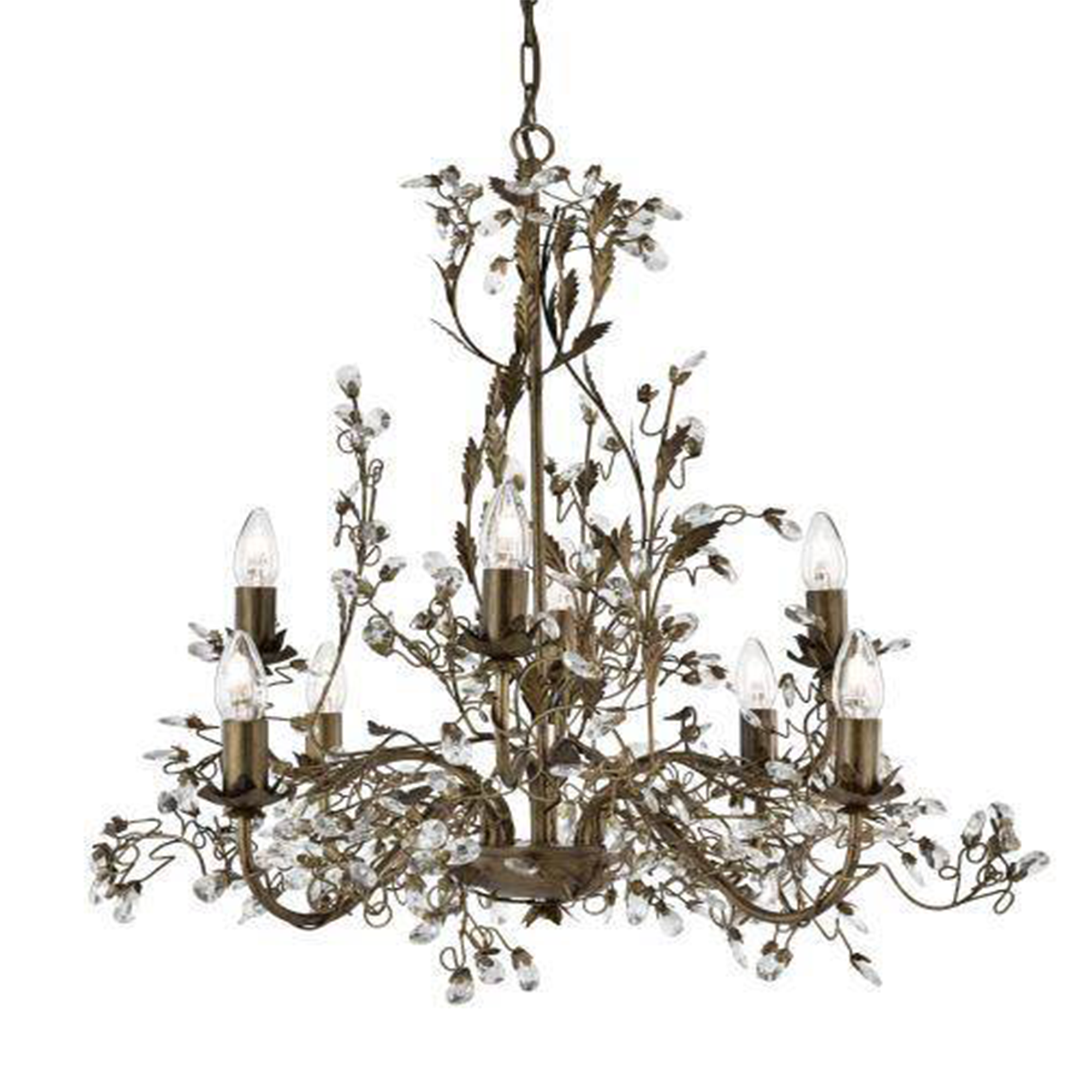 ALMANDITE Light Fitting Chandelier  2498-8BR - Cusack Lighting