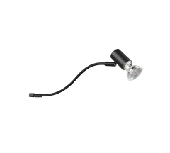 Giada 1Lt IP44 Task Light - Black/Chrome