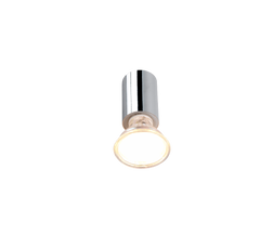 Lorenzo 1Lt Bathroom Spotlight - Chrome/Black