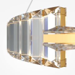 Krone Crystal Ceiling Light - Gold Finish