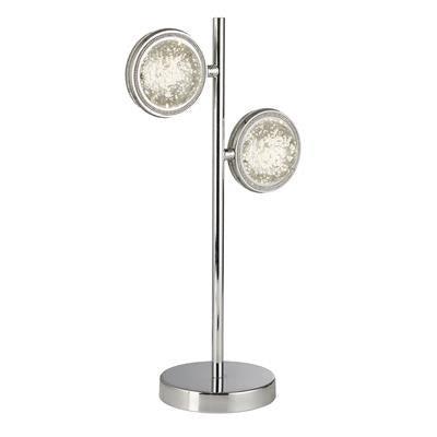 Quartz LED Table Lamps - Chrome