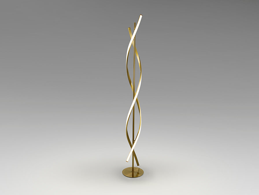 Dido LED Floor Lamp - Gold Finish