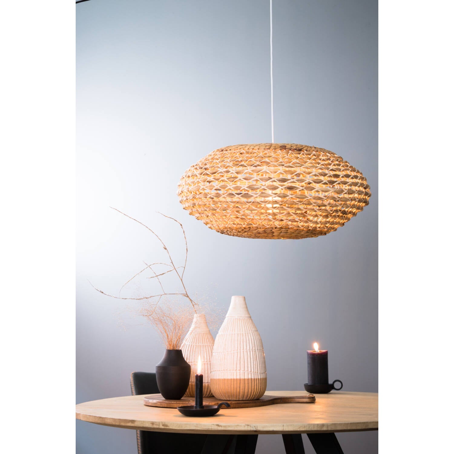 Tripoli Hanging lamp rattan natural- Various Finishes/ Sizes